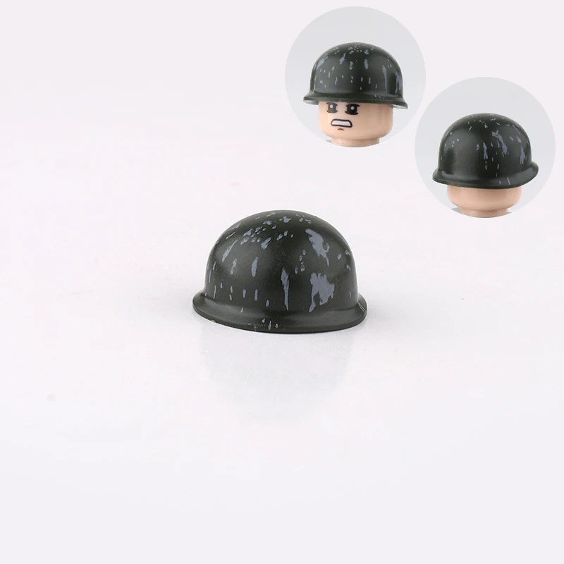 Новинка WW2 военный Американский солдатский шлем аксессуары строительные блоки