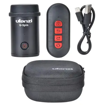 

Ulanzi -Spin Bluetooth Remote Control 360 Degree Panoramic Rotatable Electric Ball Head Photograph Recording Accessory
