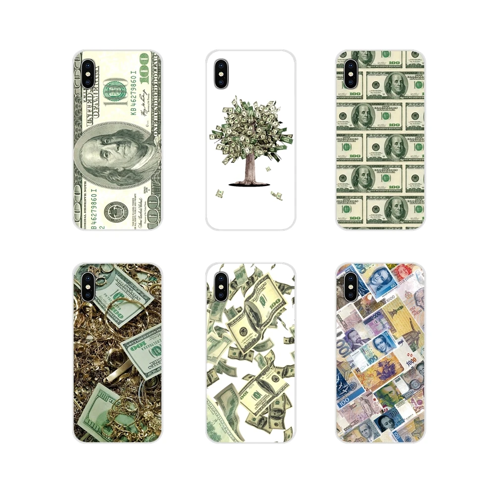 Мягкий чехол для Xiaomi Mi4 Mi5 Mi5S Mi6 Mi A1 A2 5X 6X 8 9 Lite SE Pro Max Mix 2 3 2S One hundren Dollar Bill cosplay money |