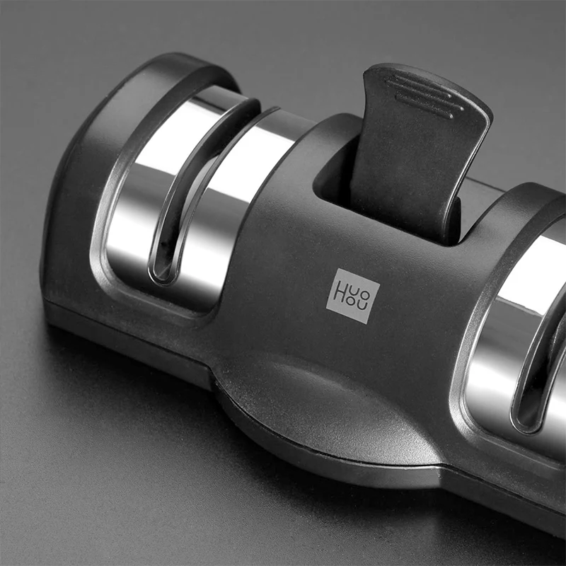 

2019 Xiaomi Mijia Huohou Knife Sharpener 2 Stages Double Wheel Sharpener Whetstone Sharpener Tool for Kitchen Knife