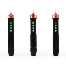 Двойной тест напряжения er NCV зонд ЖК-дисплей фонарик Live/Null провод тест мощности 448A