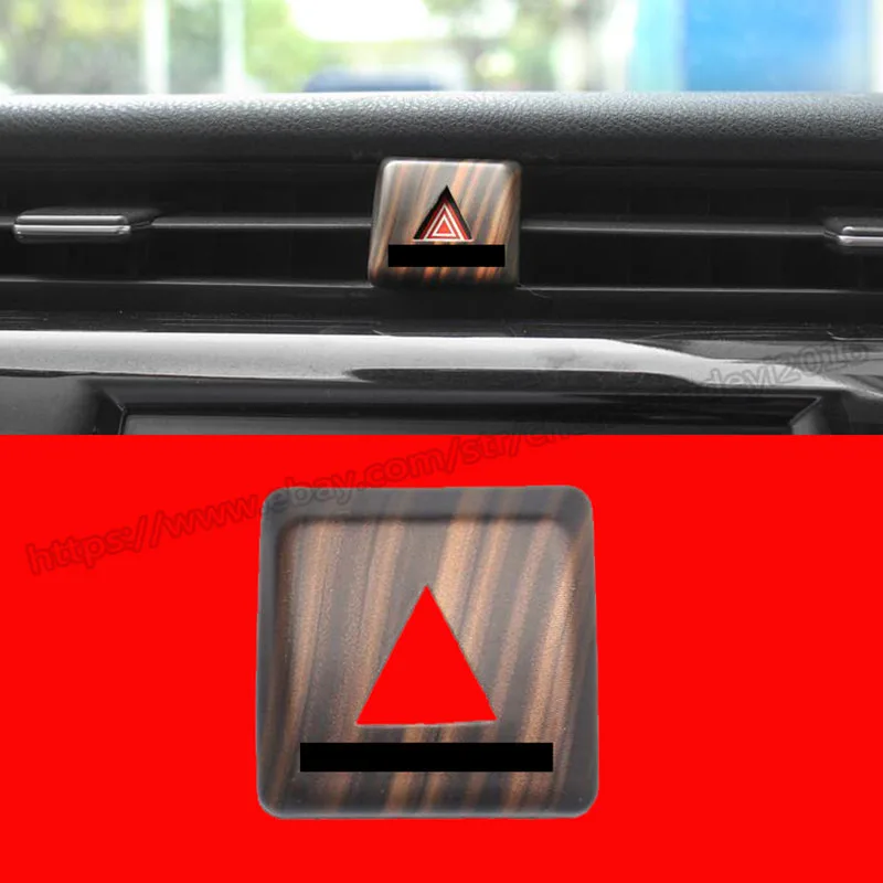 Для TOYOTA CAMRY- персиковое дерево зерна интерьер воздуха на выходе декоративная панель Крышка отделка - Цвет: A