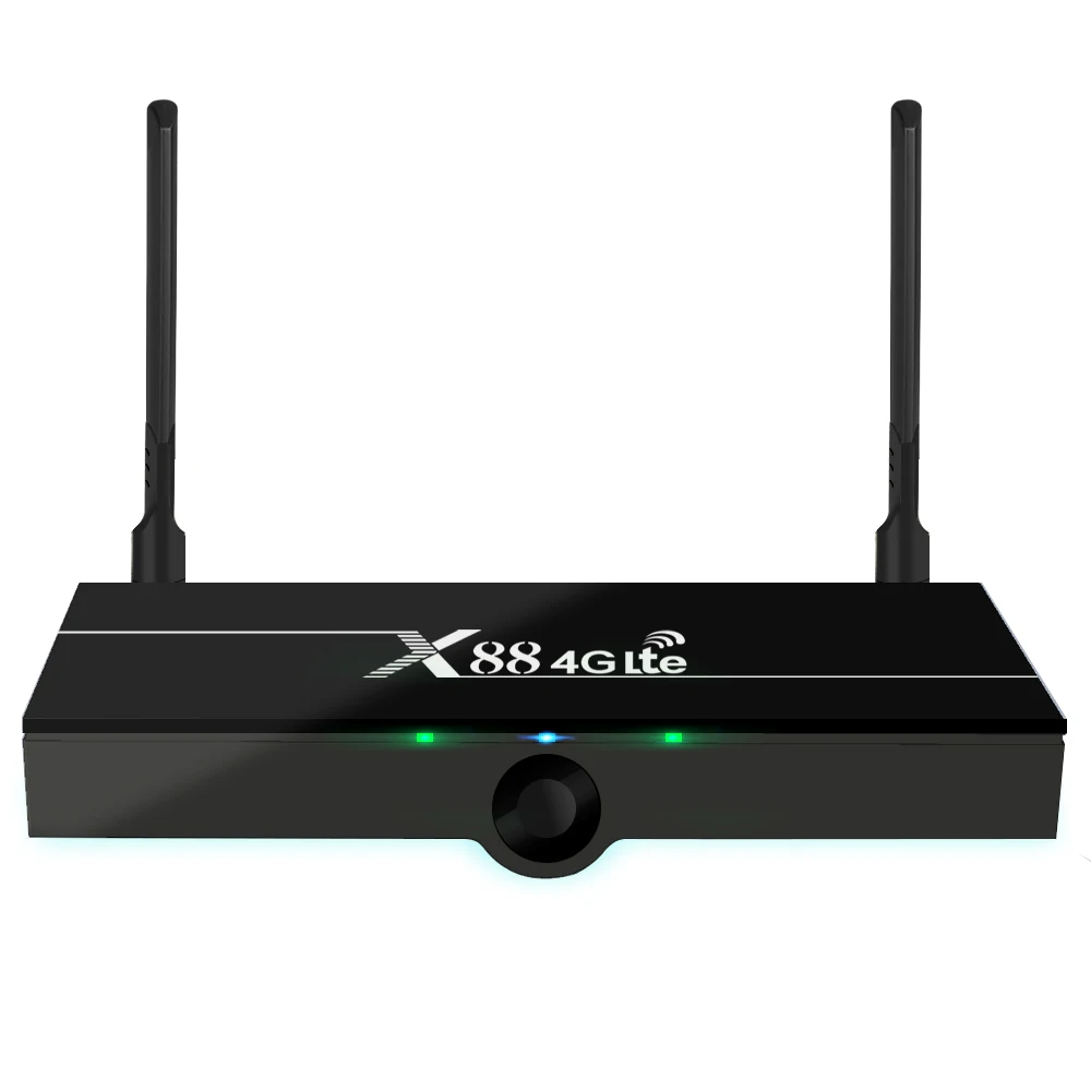 Newest X88 4G Lte Smart TV Box Android 7.1 Support 4G Nano SIM CARD 2GB+16GB Rockchip RK3328 Dual Wifi 4K Media Player USB3.0