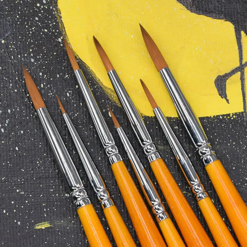 

1PCS exquisite hand-painted fine hook liner watercolor DIY nylon brush set art supplies