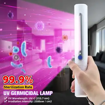 

Handheld Folding UVC Ultraviolet Lamp Portable USB UV Sterile Light Personal Disinfection UV Sterilier Travel Sanitizer Lights