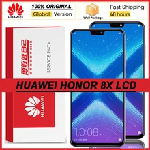 100% original 6.5 display display display com moldura para huawei honor 8x lcd tela de toque digitador honra 8x lcd JSN-L21 JSN-L42 peças reparo