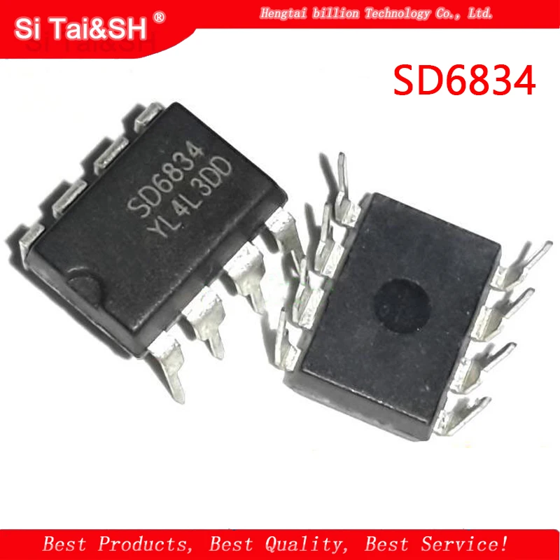 10pcs Sd6834 Dip-8 Sd6834 Dip New Original - Integrated Circuits ...