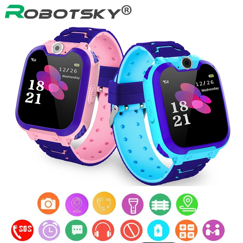 

S11 Children Smart Watch SOS Phone Call Watch Smartwatch With GPS Finder Locator Anti Lost Monitor Waterproof IP67 Kids Gift