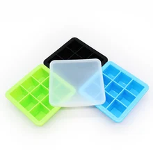 Silica gel square ice box with cover for family convenient silica gel ice box
