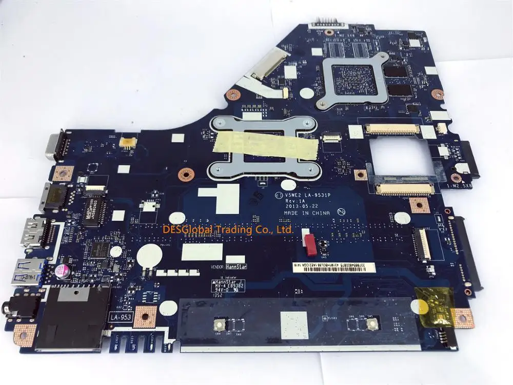 amazing  For ACER E1-572 E1-572G Laptop Motherboard V5WE2 LA-9531P i3-4010U SR16Q Mainboard Fully Tested Fas