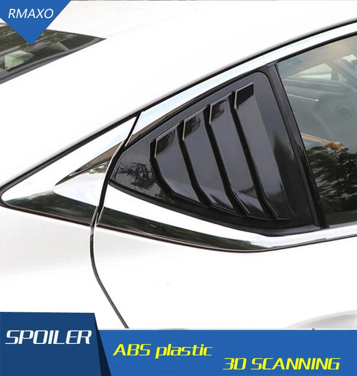 Для LEXUS ES260 ES300 ES350 2019-2020 Седан ABS оттенки задней двери жалюзи Рамка подоконник