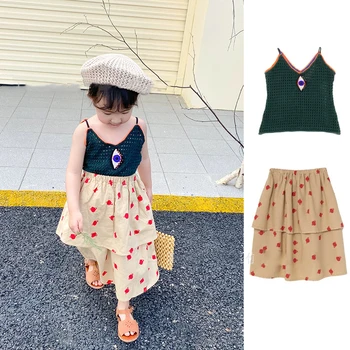 

Pre-sale ZMHYAOKE-MF 2020 INS New Cool SUMMER Toddler Girl Clothes Lotus Leaf Sleeve Clothes Baby Outfits Thanksgiving Kids Sets
