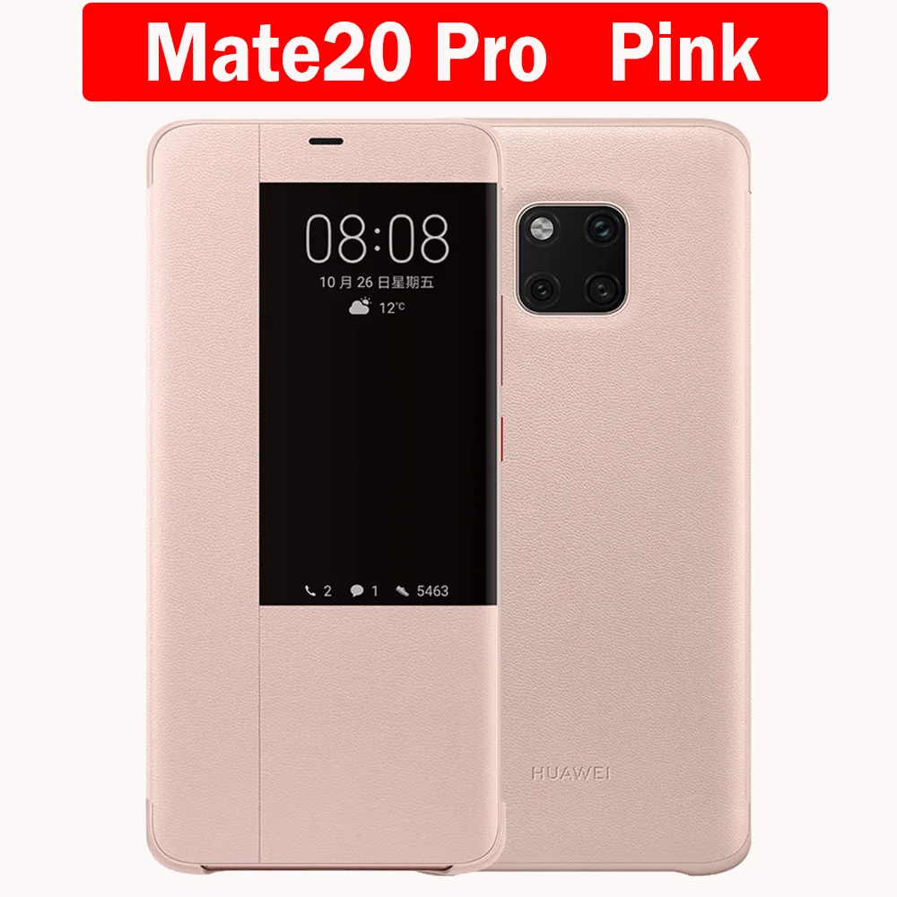 HUAWEI Mate 20 Pro Case Original Huawei Mate 20 X Case Mate 20 Flip Cover Smart View Window Protect Stand Huawei Mate 20X Case huawei waterproof phone case Cases For Huawei