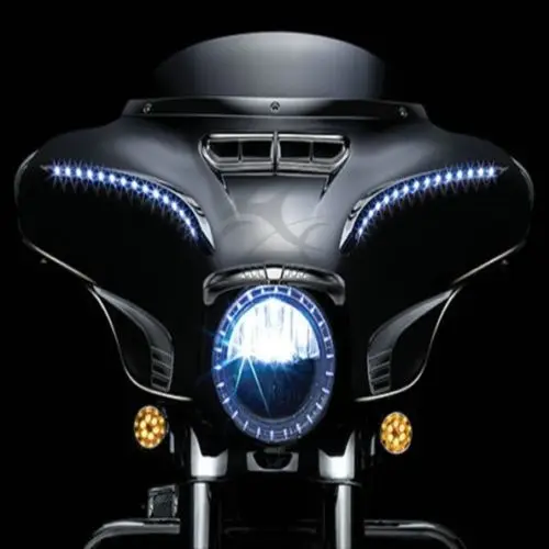 Хромированный передний Пластиковый обтекатель Accent для Harley Touring& Trike- Electra Street Glide ультраклассический Limited