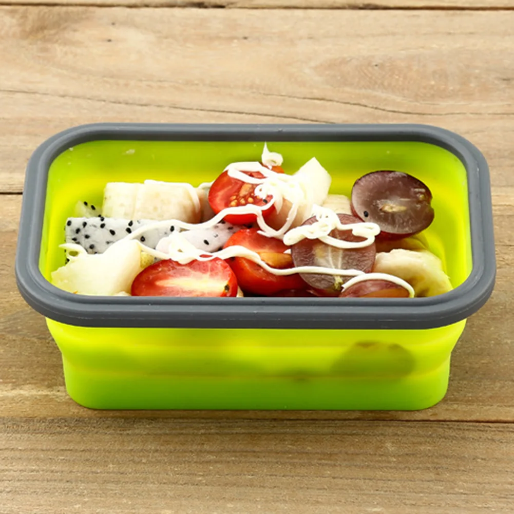 

Lunch Box for School Student Canteen Compartment Plate Adult Sealed Insulation Lightweight Practical Folding Rectangle Supply