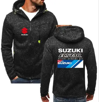 

2019 Brand Men SUZUKI R GSX printed hoodie men sweatshirts casual Suzuki hoodie Zipper AKRAPOVIC hoodie
