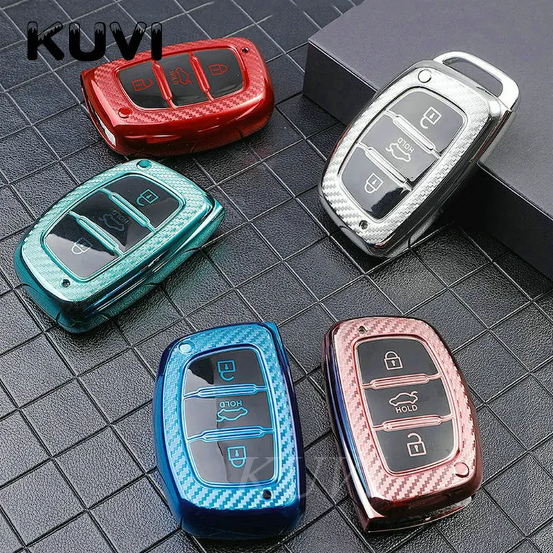 Carbon Fiber Tpu Car Key Cover Case Skin Protective Shell Holder For Hyundai Ix35 Avante Mistra Elantra Santafe Tucson Smart Key - - Racext™️ 50 - Racext Carbon Fiber Tpu Car Key Cover Case Skin Protective Shell Holder For Hyundai Ix35 Avante Mistra Elantra Santafe Tucson Smart Key - - Racext™️ - - Racext 49