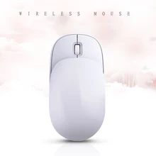 USB Беспроводная мышь сплошной цвет тишина эргономичный дизайн оптическая мышь ноутбук игровой плеер PUO88