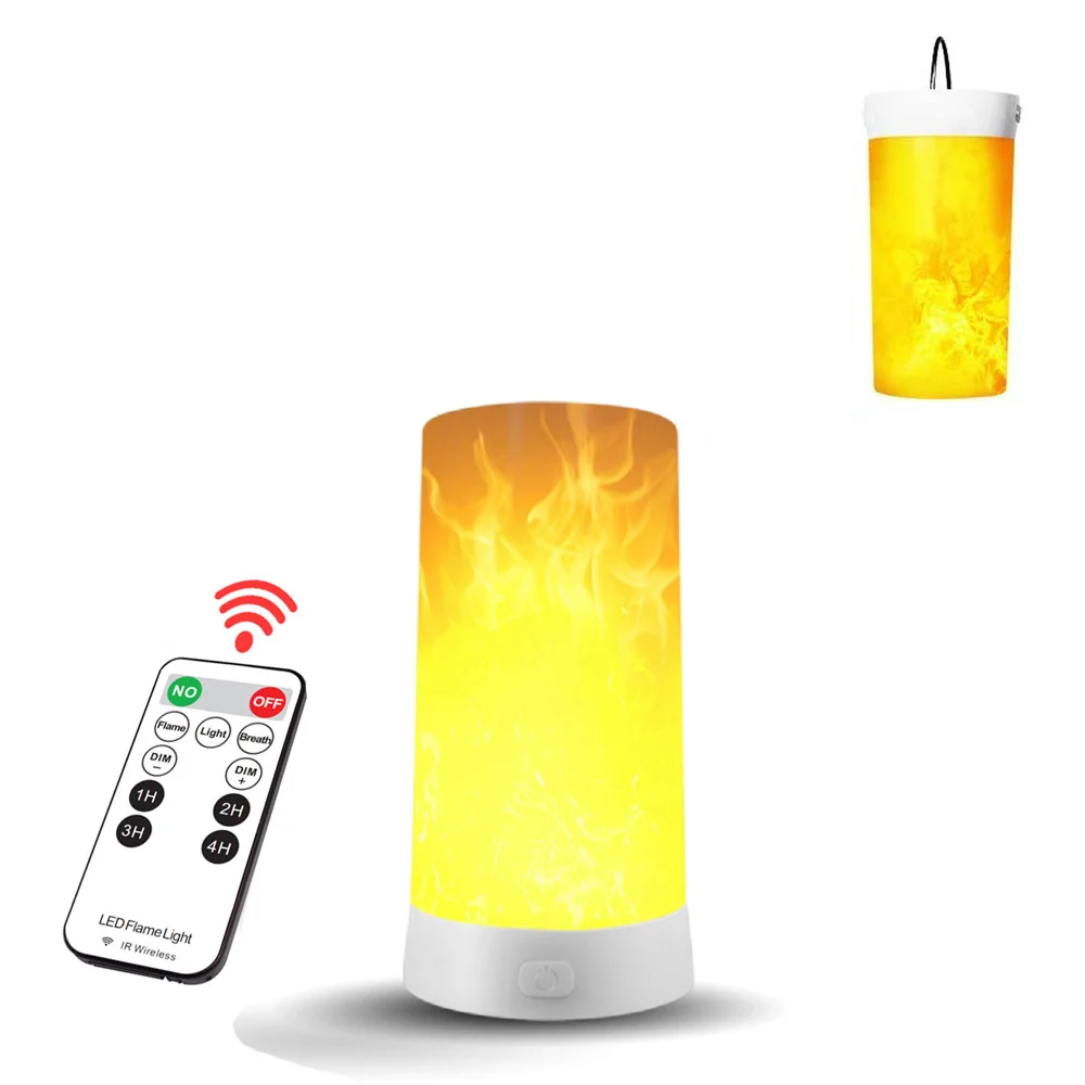 Remote-LED-simulated-flame-light-can-be-charged-USB-and-can-simulate ...