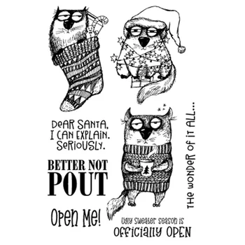 

Better Not Pout Transparent Clear Silicone Stamp Seal for DIY scrapbooking photo album Decorative clear stamps