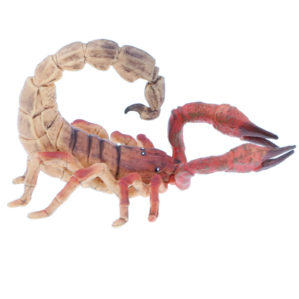 Realistic Scorpion Figurine Wildlife Animal Figures, Easter Eggs Cake Toppers Christmas Birthday Gift Party Favors
