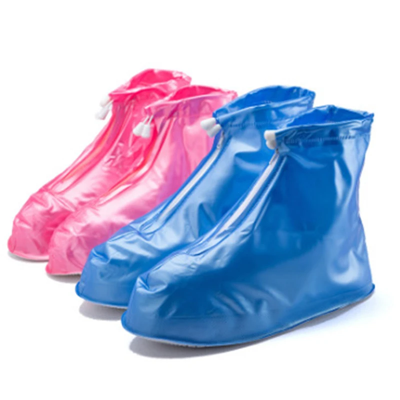 

Fashionable Unisex Rainproof And Waterproof Boot Cover 1 Pair of Reusable Non-slip Rain Cover Thickened Waterproof Shoe Cover