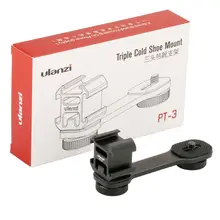 PT-3 тройное Крепление-адаптер для горячего башмака микрофон удлинитель для Zhiyun Smooth 4 DJI Osmo Pocket Gimbal аксессуары AXYF