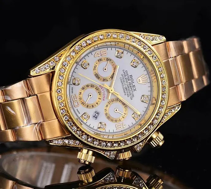

2020 hot Selling Rolex- Cosmograph-Dayton- Deluxe Steel Band Men's Watch Fashion Casual Ladies Quartz Watch Gifts AAA14