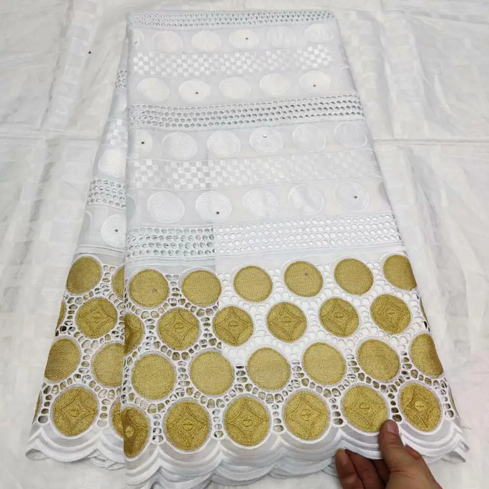 Африканская сухая кружевная ткань, высокое качество, хлопок, кружево, горячая Распродажа, швейцарская вуаль, кружевная ткань из Дубая, африканская ткань, 5 ярдов