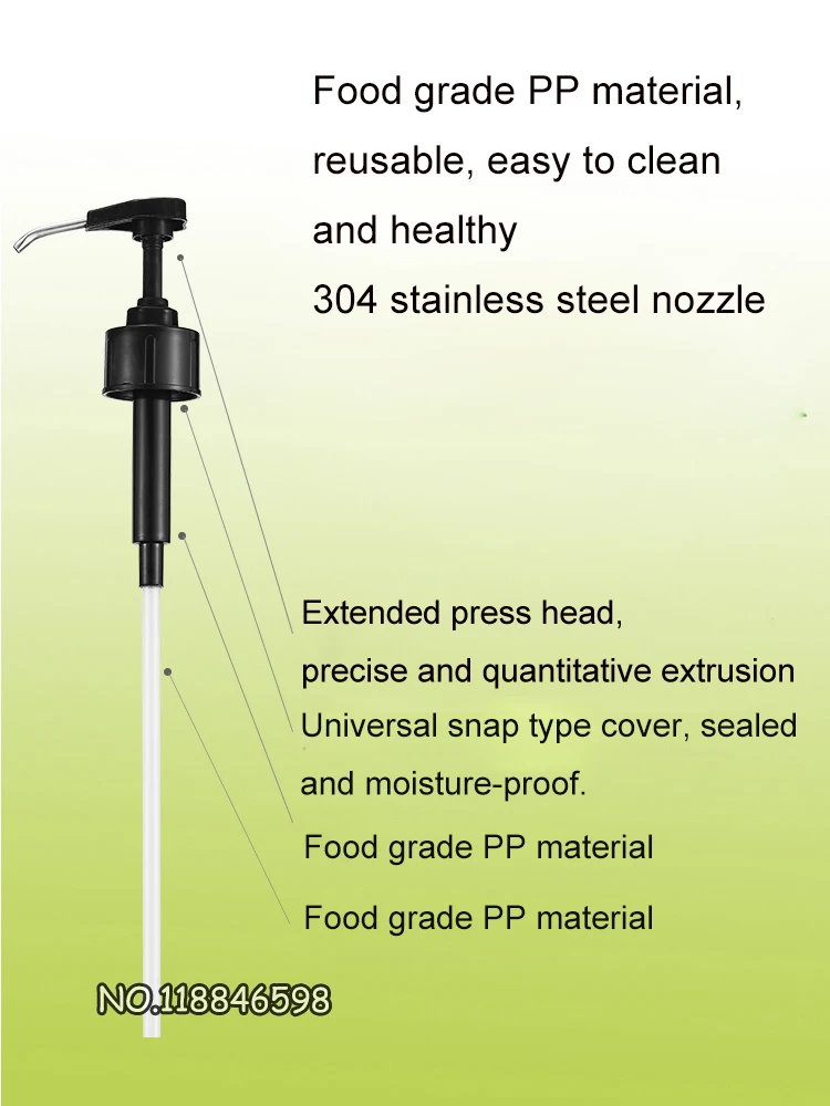 Hot selling kitchen utensils sauce tools 304 stainless steel food grade nozzle material max length 39cm nozzle