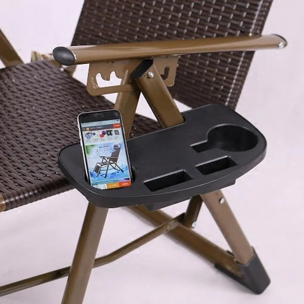 Чашки для хранения лотков расслабляющее кресло боковая подставка для напитков лоток для напитков аккуратный Открытый походный пляжный стул боковой поднос подстаканник