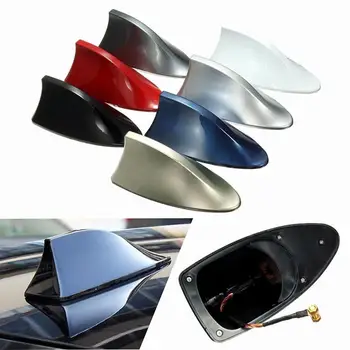 

Universal Shark Fin Car Vehicle Roof Antenna FM/AM Radio Signal Aerial Decor classic and beautiful.