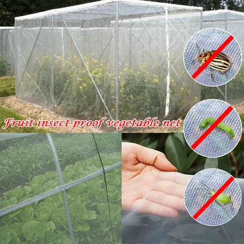 

Garden Crop Plant Protection Net Netting Bird Net Pest Insect Animal Vegetable Big Mesh Nets for Anti Insect Pest Fly Net Garden