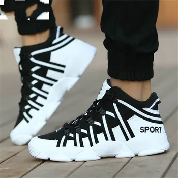 

2019 Men shoes sneakers Solid Tenacity Bradyseism non-slip soft All-match Comfortable Young people's fashion shoes DP-07