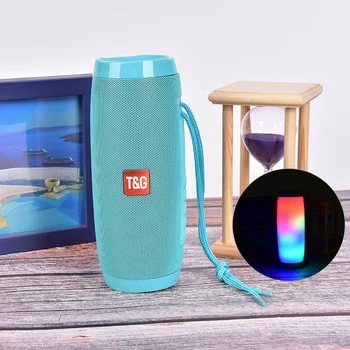 

1Pcs Wireless Bluetooth Speaker Portable Column Outdoor 10W Subwoofer Sound Bar Portable Aduio Party Gifts