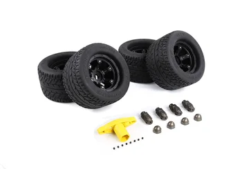 Online Big Foot Wheels And Tires With Alloy Adpters And Wheel Wrench Set Fit For 1/5 FG Truck RC CAR PARTS (4pcs/set) Size:200x120