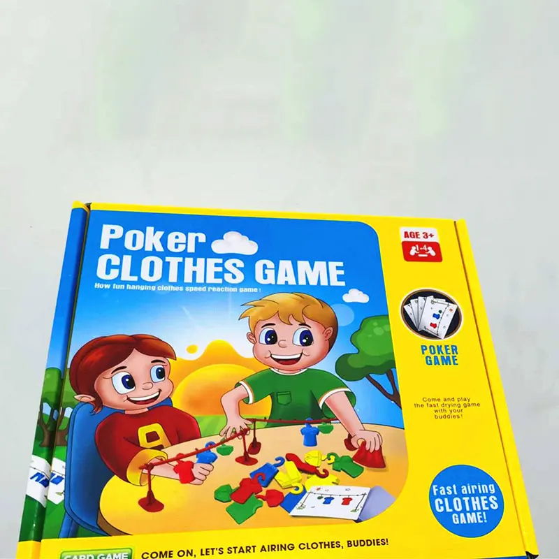 Kids Multiplayer Clothes Competition Toys Set Child Education Party Board Game Gift Logic Training Interactive | Игрушки и хобби