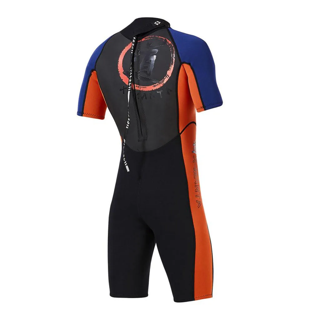 3mm Neoprene Scuba Diving Shorty Wetsuit Snorkeling Surfing Wet Suits Warm Jumpsuit Men M L XL XXL