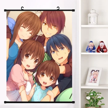

Anime Okazaki Tomoya Cosplay Wall Scroll Mural Poster Otaku CLANNAD Wall Hanging Poster Art Home Decoration Gifts dropshipping