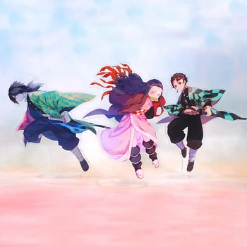 

New Anime Demon Slayer: Kimetsu No Yaiba Cosplay Acrylic Stand Figure Model Plate Desk Decor