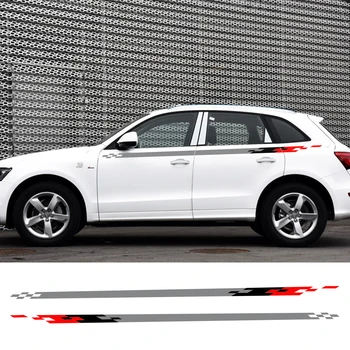 

Car Sticker For A3 A4 Q5 Corolla Golf Elantra Civic Ford Focus 2 3 Cruze Auto Both Sides Belt Line Decal Car Tuning Accessories