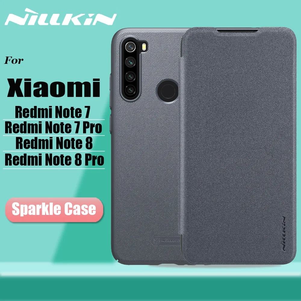 Чехол Nillkin для Xiaomi Redmi Note 8 7 Pro, Жесткий Чехол из поликарбоната, кожаный чехол с откидной крышкой для телефона, чехол для Xiaomi Redmi Note8 Note7, оболочка