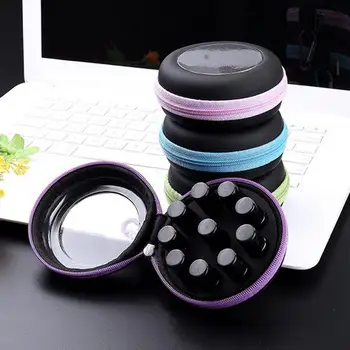 

10 Bottles Essential Oil Case Storage Bag Holder 2.5ML Perfume Oil Box Travel Portable Carrying Holder Nail Polish Storage Bag