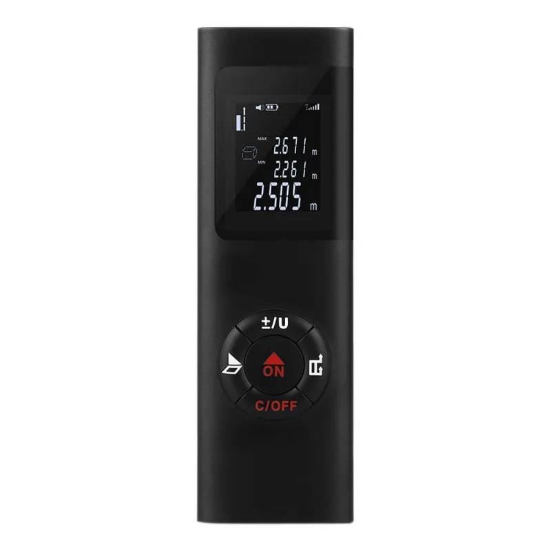 

New Black 40m Handheld Mini LCD Digital Laser Distance Meter Measure Rangefinder Red Light Laser Range Finder With Back Light!