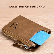 

2022 1PC multiple colour new anti-theft card bag Leather Wallet Large Capacity PU Leather container Valentines Day Gifts