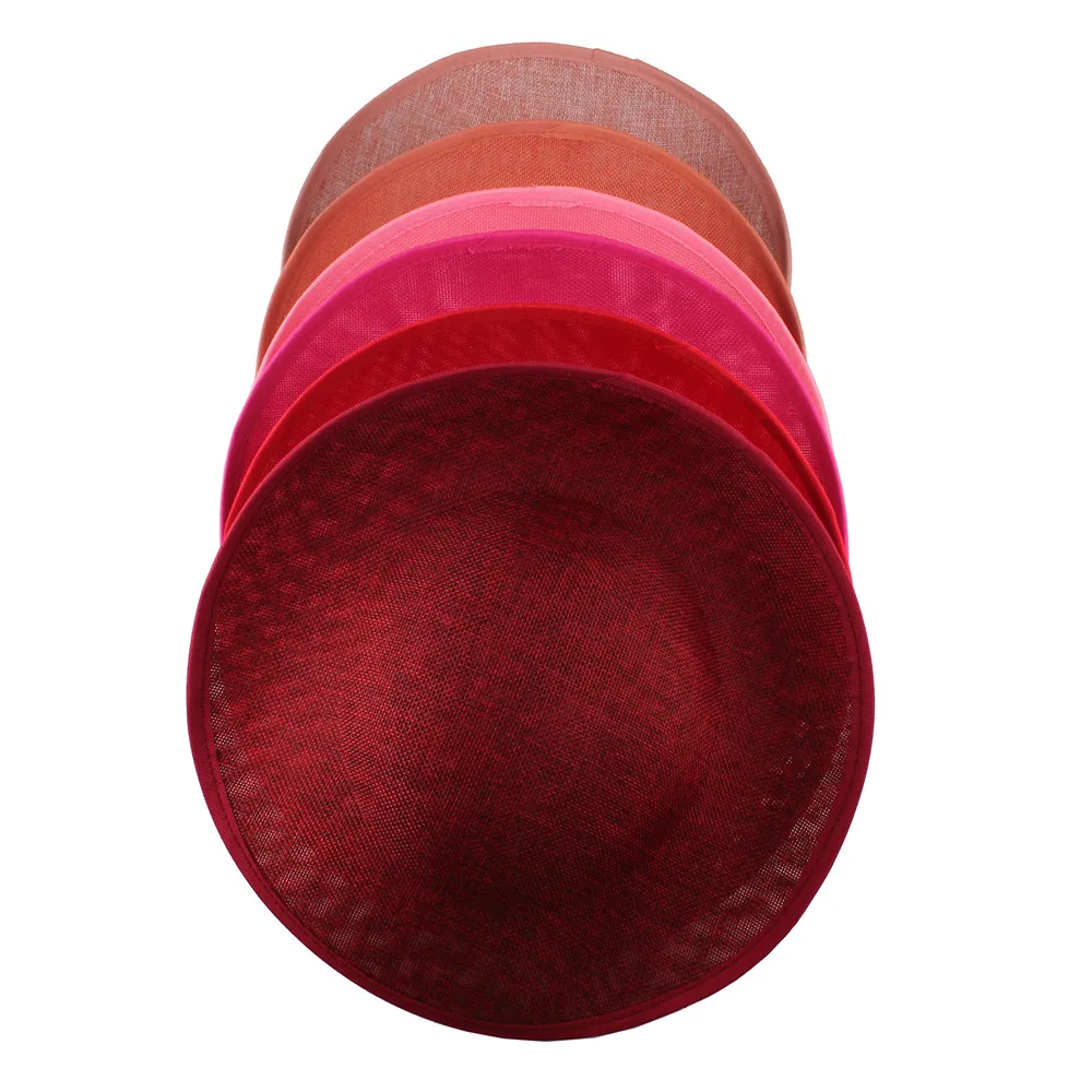 Новое поступление, 30 см, цвет слоновой кости, большой millinery, имитация Sinamay, вуалетки, базовые вечерние аксессуары для волос, Коктейльные головные уборы