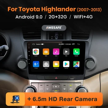 

AWESAFE PX9 for Toyota Highlander 2007-2013 Car Radio Multimedia video player GPS No 2 din Android 9.0 2GB+32GB