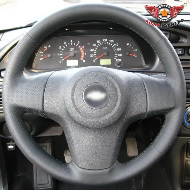 Накладка из натуральной кожи на руль LADA (ВАЗ) Niva Travel (2020-н.в.) Chevrolet I (2009-2020) Opel Corsa D