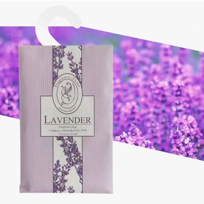 lavender Natural Fragrance Sachets for Home Wardrobe Aromatherapy Sachets Wardrobe Sack Mould& Pest Control Car Odorless Sachet - Цвет: lavender