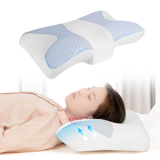 Cervical Pillow Memory Foam for Orthopedic Stomach Sleepers Stress